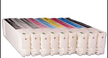 ABC huismerk set 9x inktcartridge geschikt voor Epson T55K T804 geschikt voor Epson Surecolor SC-P6000 SC-P7000 SC-P8000 SC-P9000 STD V