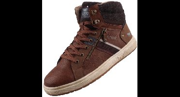 Mustang heren sneaker bruin
