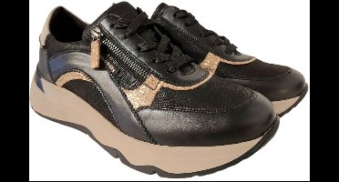 Mephisto Mobils Sneaker Laonie Zwart Beige