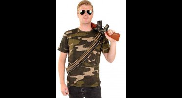 Leger & Oorlog Kostuum | Shirt Camouflage Print Soldaat Kostuum | XXL | Carnaval kostuum | Verkleedkleding