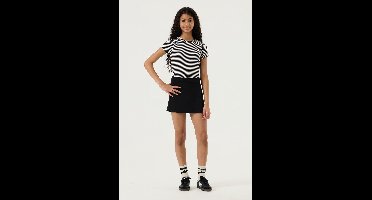 GARCIA Meisjes Effen Shorts Zwart