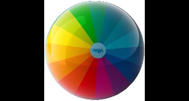 Haba bal - regenboogkleuren - 15 cm doorsnede