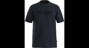 Boss Heren T-Shirt Blauw 50559765/404 C Taut Am