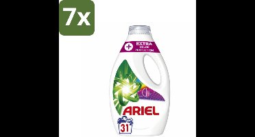 Ariel Original - Extra Kleurbescherming - Vloeibaar Wasmiddel - Gekleurde Was - 31 Wasbeurten - Bulkverpakking - 7 stuks