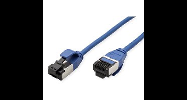 ROLINE U/FTP patchkabel Cat.8 (Klasse I), dun, LSOH, soepel draad, blauw, 1,5 m
