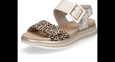 Remonte dames sandalen met leopard print