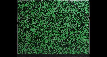 Exacompta 10x Tekenmap Annonay met elastieken 28x38cm - B4 - Groen - 541200E