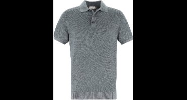 Profuomo slim fit heren polo - blauw