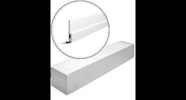 NMC FD22-box WALLSTYL Noel Marquet 1 doos 12 stukken Plint modern design wit | 24 m