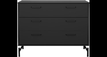 Giga Living Ladekast Dana - Zwart - 99x40x77cm