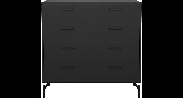 Giga Living Ladekast Dana - Zwart - 99x40x96cm