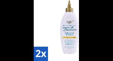 2 x OGX - Argan Oil of Morocco - Miracle Water - Lichtgewicht Hydratie - 177 ml - Haartype - Hydratatie - Arganolie - Glans - Ontwarrer