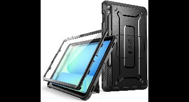 SUPCASE Unicorn Beetle Pro Hoes Geschikt voor Samsung Galaxy Tab S10 FE / S9 FE - Stofdichte Case met Ingebouwde Screenprotector - Full Protect valbescherming - met Kickstand Zwart