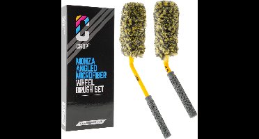 CROP Monza Angled Microfiber Wheel Brush Set