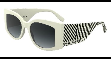 Karl Lagerfeld Kl6183s Dames Zonnebril Wit White 5/CAT3 Vrouw