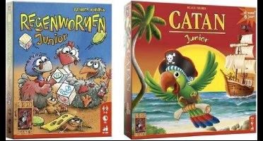 Spellenbundel - 2 Stuks - Regenwormen Junior & Catan Junior