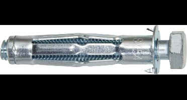 Fischer Hollewandplug metaal M8(12x54)