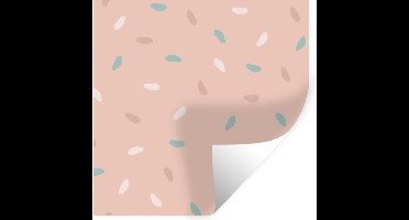 Muurstickers - Sticker Folie - Zomer - Patroon - Pastel - 30x30 cm - Plakfolie - Muurstickers Kinderkamer - Zelfklevend Behang - Zelfklevend behangpapier - Stickerfolie