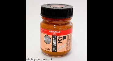 Acrylverf Zijdeglans - 434 Sienna - Deco - Universal Satin - Amsterdam - 50 ml