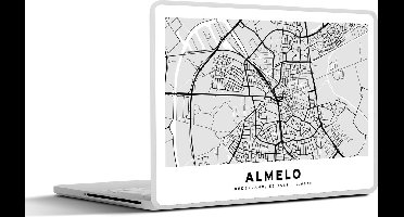 Laptop sticker - 10.1 inch - Stadskaart - Almelo - Nederland - 25x18cm - Laptopstickers - Laptop skin - Cover