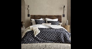 De Witte Lietaer Dekbedovertrek Katoen Satijn Hero - Lits Jumeaux - 240 x 220 cm - Blauw