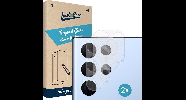 Just in Case camera Lens Screenprotector geschikt voor Samsung Galaxy S22 Ultra - 2 stuks
