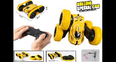 RC Stunt Car Crawler RAPIDLY 1:16 - 2IN1 afstand bestuurbaar speelgoed Stuntauto 2.4GHZ - Oplaadbaar