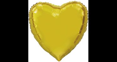 Wefiesta Folieballon Hartvorm Xl 92 Cm Goud