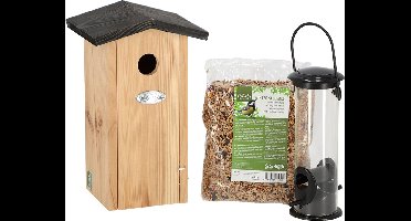 Koolmeespakket - Vogelhuis en Vogelvoeding - Tuinaccessoires