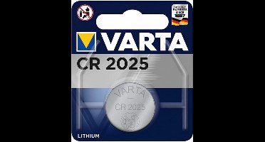 knoopcelbatterij CR2025 lithium 3V per stuk