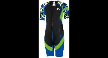 BECO-SEALIFE® wetsuit - Voor Kinderen - blauw/groen - maat 140