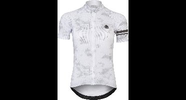 AGU Reflective Fietsshirt Essential Dames - Wit - XS - Reflecterende Print