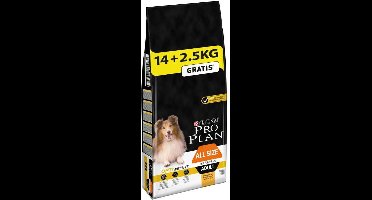 PROPLAN Licht / Gesteriliseerd - Kroketten van Turkije - Voor volwassen honden - 14 + 2,5 kg