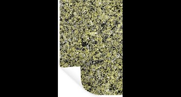 Muurstickers - Sticker Folie - Zwart - Groen - Graniet - Kristal - 20x30 cm - Plakfolie - Muurstickers Kinderkamer - Zelfklevend Behang - Zelfklevend behangpapier - Stickerfolie
