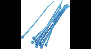 TRU COMPONENTS 1592831 TC-PBR-100-4BE203 Assortiment kabelbinders 100 mm 2.20 mm Blauw 100 stuk(s)