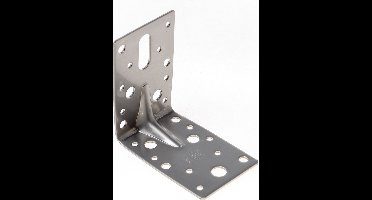 GB Hoekanker met ril RVS 90 x 90mm 07123