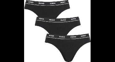 Hugo Boss dames 3P HUGO slips zwart