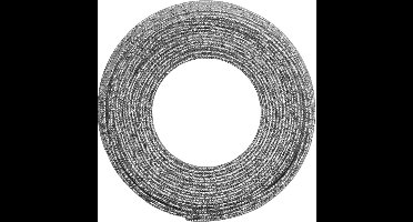 Vaessen Creative Aluminium Draad - "Hammer"- 2mm - ±60m - 500g - Antraciet pantone