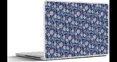 Laptop sticker - 12.3 inch - Bloemen - Patroon - Natuur - 30x22cm - Laptopstickers - Laptop skin - Cover