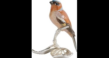 MadDeco – beeldje – vink – verzilverd – voetstuk