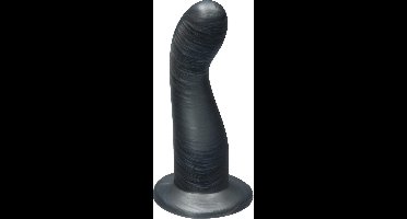 Ylva & Dite - Leda - Siliconen G-spot / Prostaat dildo - Made in Holland - Zilver Grijs Metallic