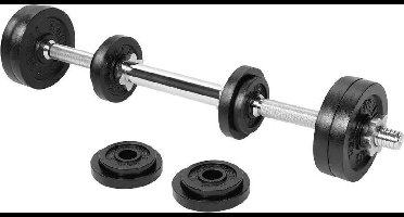 Halterset Verstelbaar 22 kg Chroom