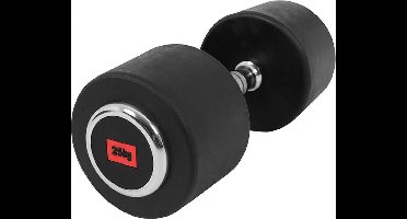 Gorilla Sports Dumbell - Vaste Halter - Gietijzer met Rubber coating - 25 kg