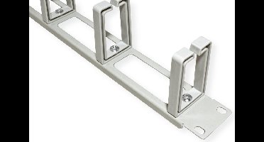 VALUE 19" frontpaneel, 5 kabelogen type C, kabeldoorvoer, grijs