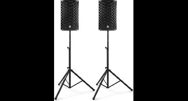 Power Dynamics PD410A actieve bluetooth speakerset 10 met statieven - 1600W