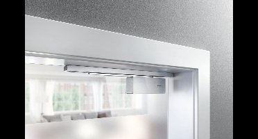 ActiveStop deurdemper voor opbouw montage,kleur wit, voor glazen deuren