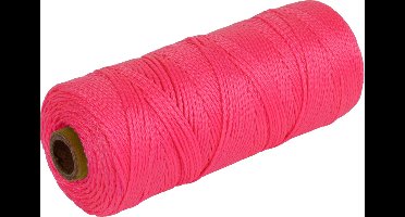 Talen Tools - Uitzetkoord - 200 m - 1,5 mm - High Quality - Roze