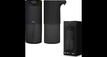 MikaMax Automatische Zeepdispenser - Zeeppompje - Oplaadbaar - Foam Technologie - Infrarood Sensor - Mat Zwart - 350ml