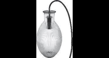 LEDVANCE Pendelarmatuur: voor tafel, E27, Vintage 1906 Carved / 220…240 V, body materiaal: glas, IP20