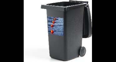 Container sticker Boei - Oranje - Blauw - 40x40 cm - Kliko sticker